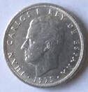 Juan Carlos- 1975 , 5  Ptas, Dia 2.30  Th 0.17 cm