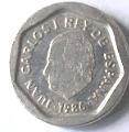 Juan Carlos- 1986 ,  200 Peseta, Dia 2.19  Th 0.18 cm