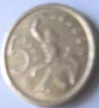 Espagna-Aragon  - 1994 ,  5 Ptas  , Dia 1.75 Th 0.17 cm