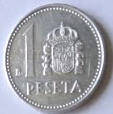 Juan Carlos- 1985 , 1  Peseta, Dia 2.10  Th 0.15