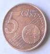 Espagna -  2000  , 5  Eurocent copper , Dia 2.12  Th 0.16 CM