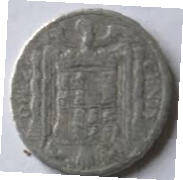 Spain, aluminium,  1940 ,,   2 Cent .  Dia 2.30 Th 0.17 cm