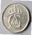 SW 4A - SWEDEN - - 1969 - 50 ORE - DIA 2.20 TH 0.15 CM