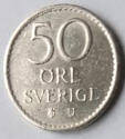 SW 4B - SWEDEN - - 1969 - 50 ORE - DIA 2.20 TH 0.15 CM