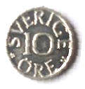SW 9B - SWEDEN  - 1977 - 10 ORE - DIA 1.49 TH 0.10 CM