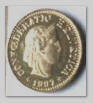 ZW 6A - Conf. Helvetica - 1997 - 5 Frank , Dia 1.71  Th 0.11 CM