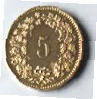 ZW 6B - Conf. Helvetica - 1997 - 5 Frank , Dia 1.71  Th 0.11 CM