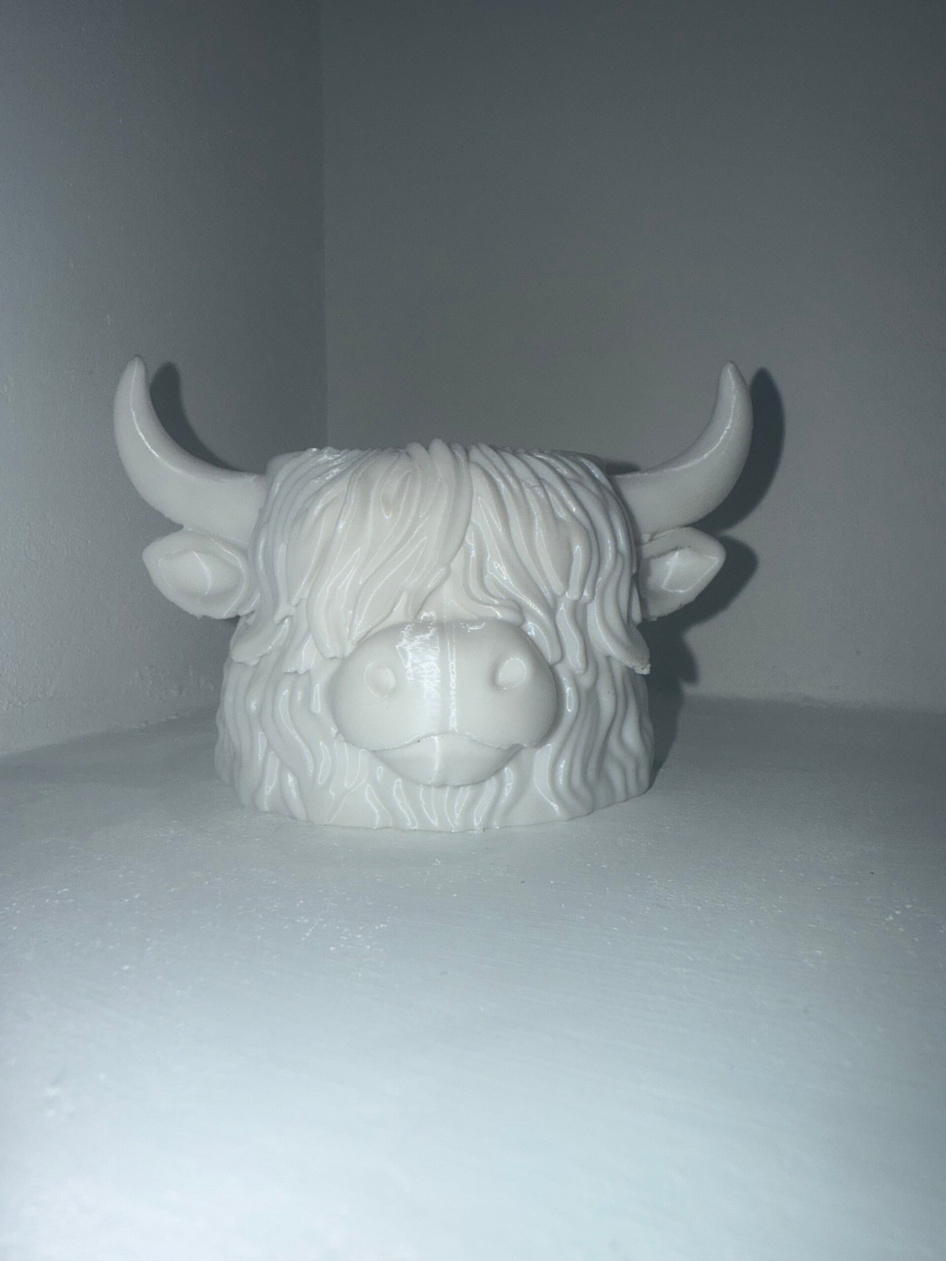 Highland cow pot
