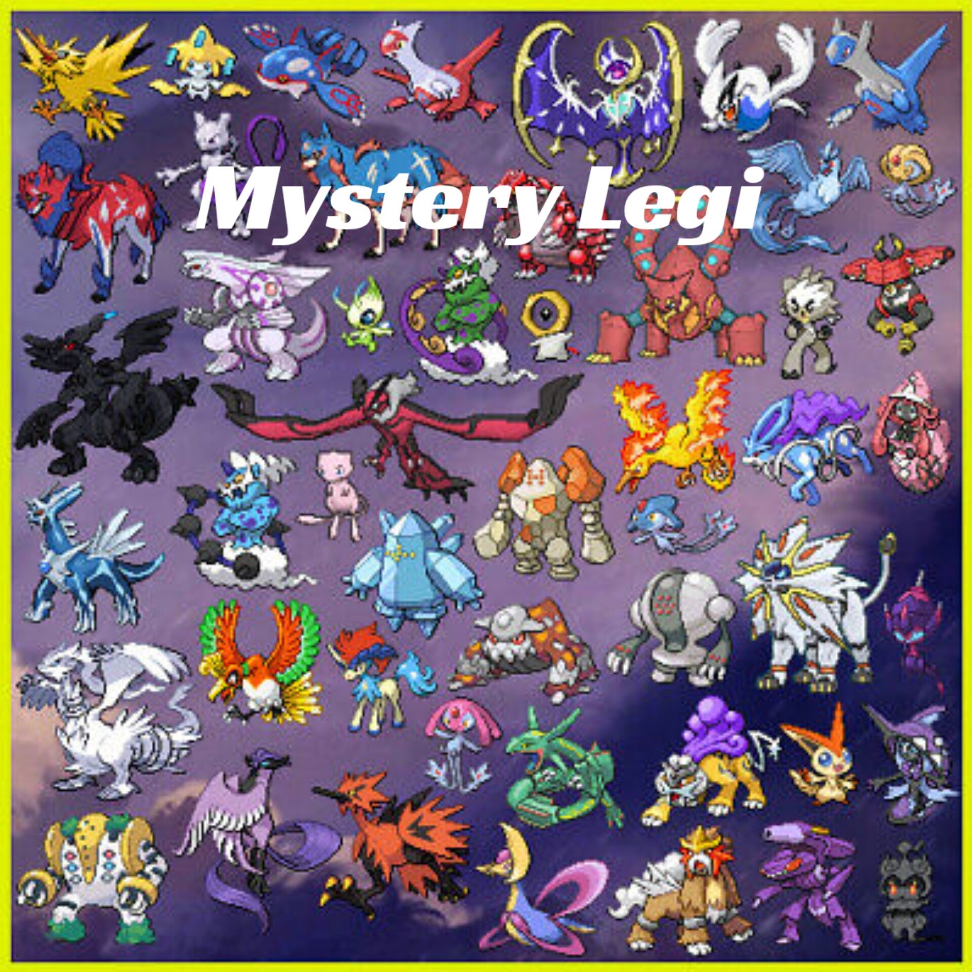 Shiny Mystery Legendäre