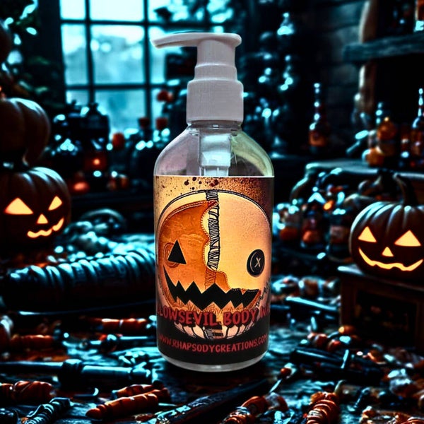 HallowsEvil’s Haunted Body Wash 8oz  (CLICK ON SEE DETAILS FOR SCENTS AND COLORS)