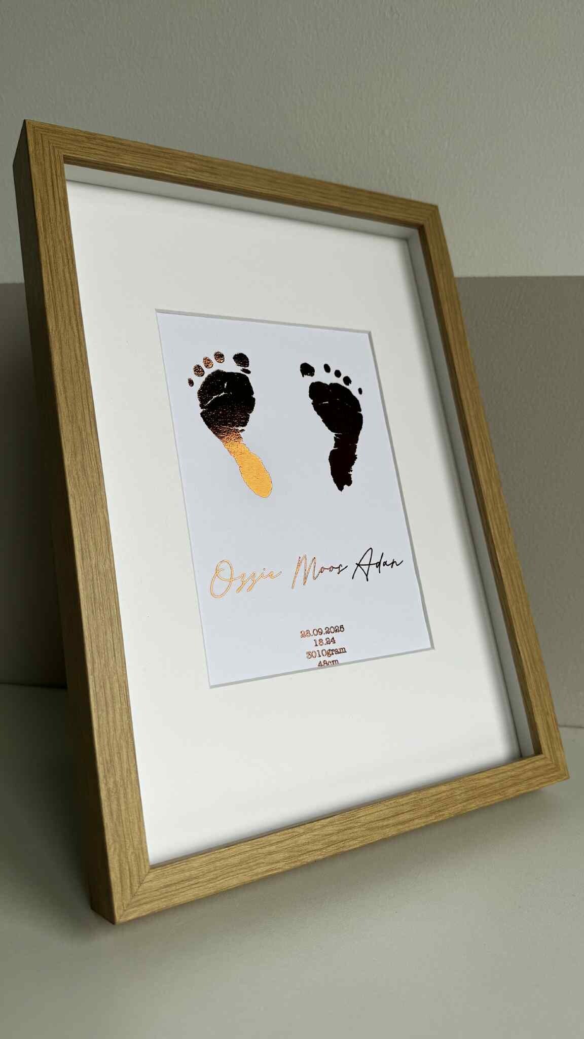 Baby Voetafdruk - Gepersonalise