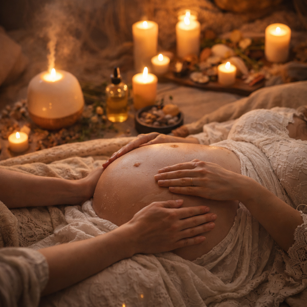 Mama  massage door verloskundige volledig