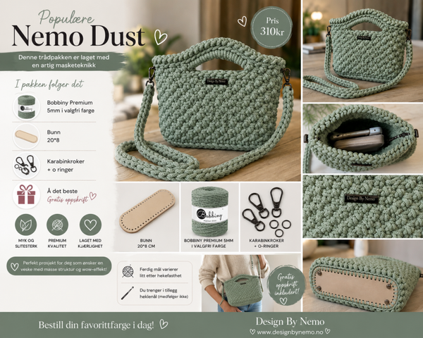 Trådpakke+Gratis Oppskrift Nemo Dust