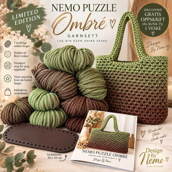 Limited Edition Ombré sett+Gratis Oppskrift