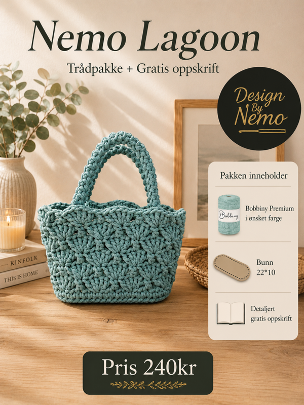Trådpakke+Gratis oppskrift Nemo Lagoon