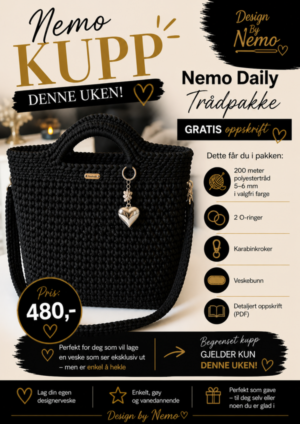 Trådpakke+ Gratis Oppskrift Nemo Signature Daily