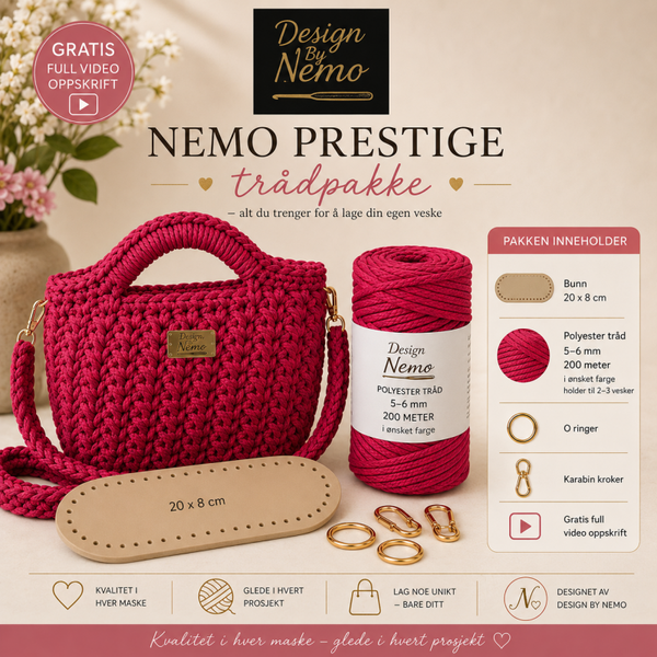 Trådpakke+Gratis Oppskrift Nemo Prestige