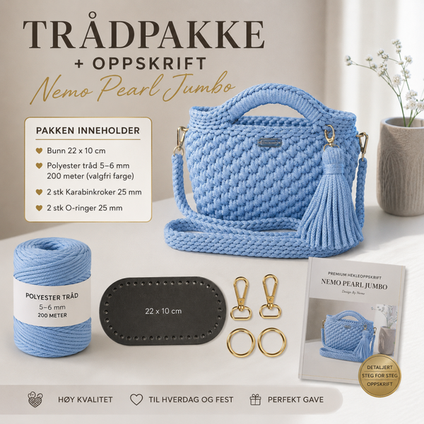 Trådpakke+Oppskrift Nemo Pearl Jumbo