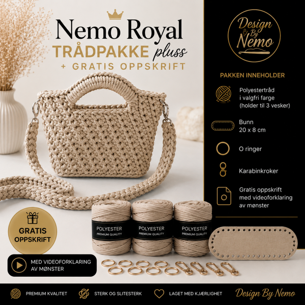 Trådpakke+Gratis Oppskrift Nemo Royal