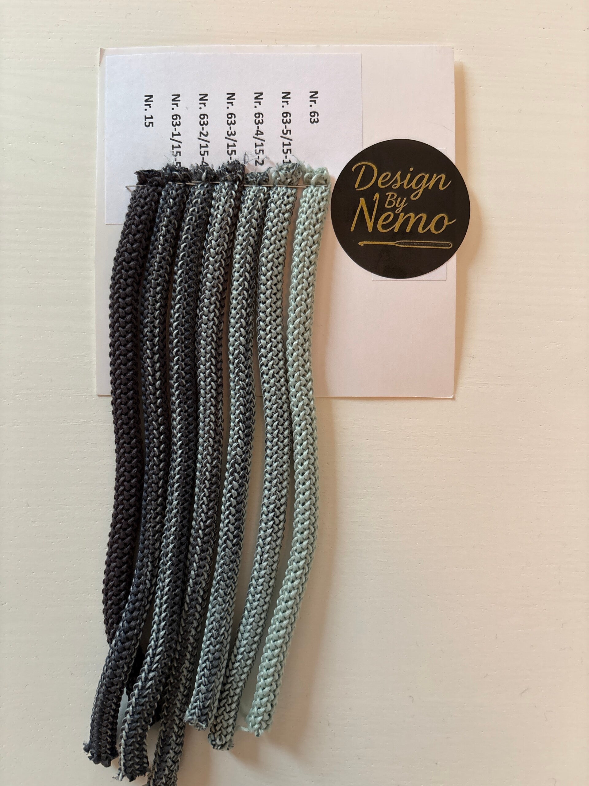 Ombré sett 63-15 lys grønn/grå 350gram