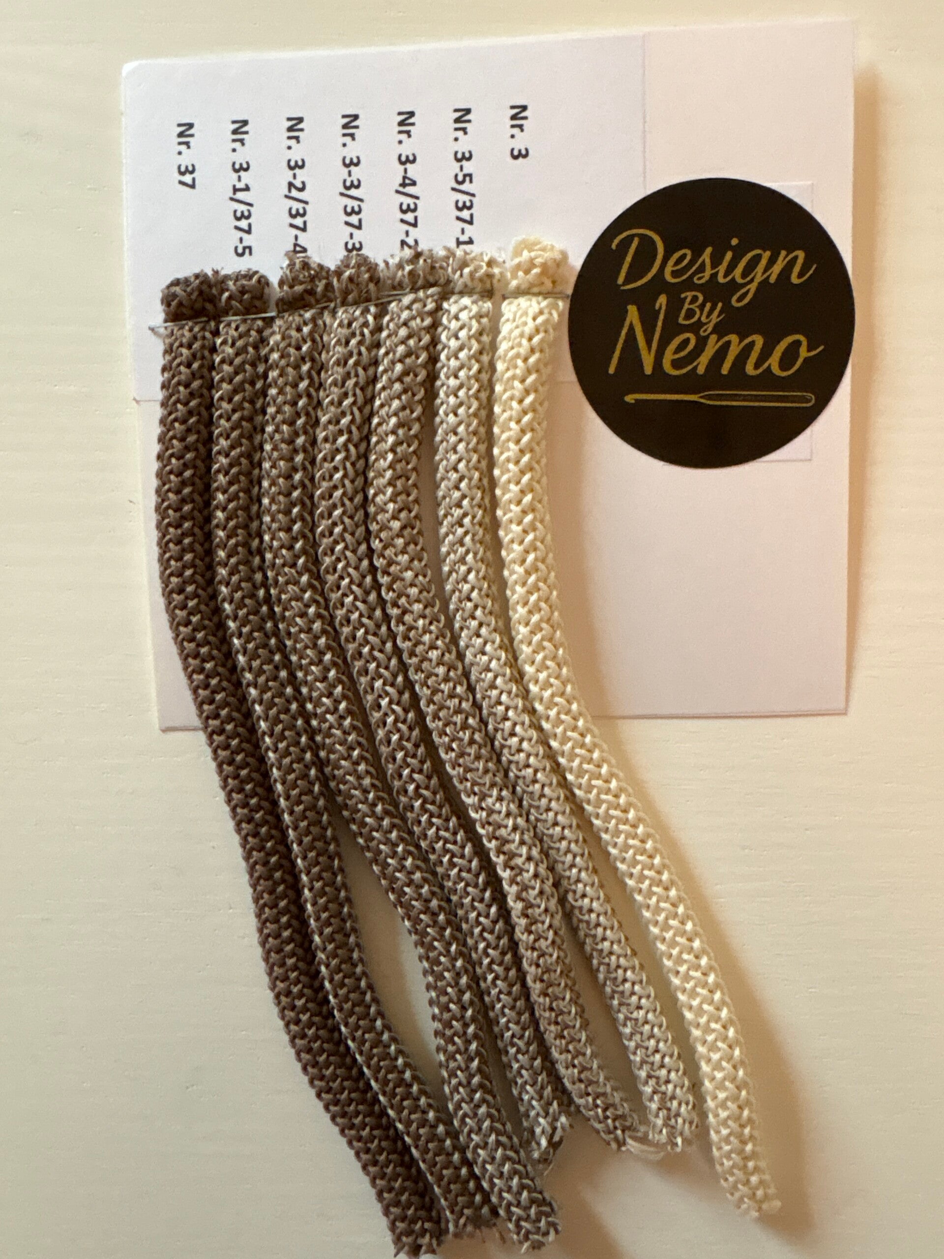 Ombré sett 3-37 Offwhite/muskat 350gram