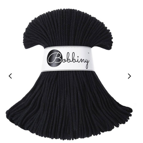 Bobbiny 3mm Sort