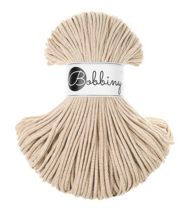 Bobbiny 3mm Varm Beige