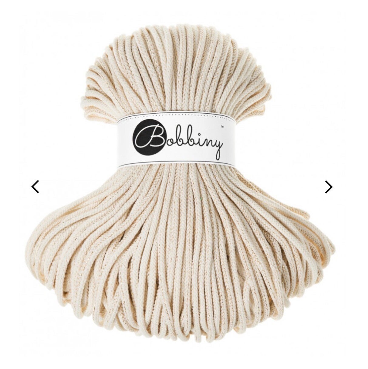 Bobbiny Premium Golden Natural 5mm