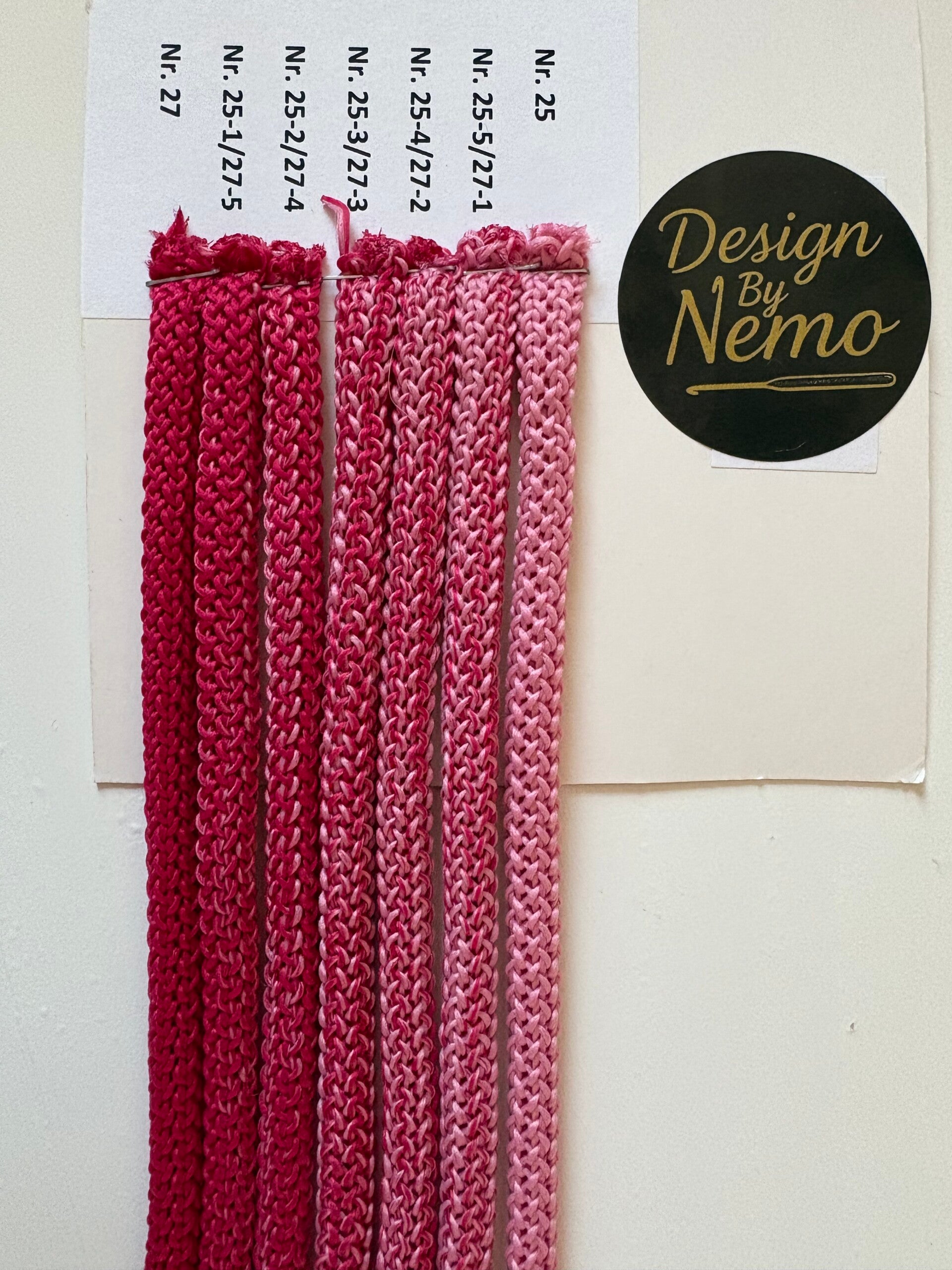 Ombré sett 25/27 Rosa/Cerise 350gram