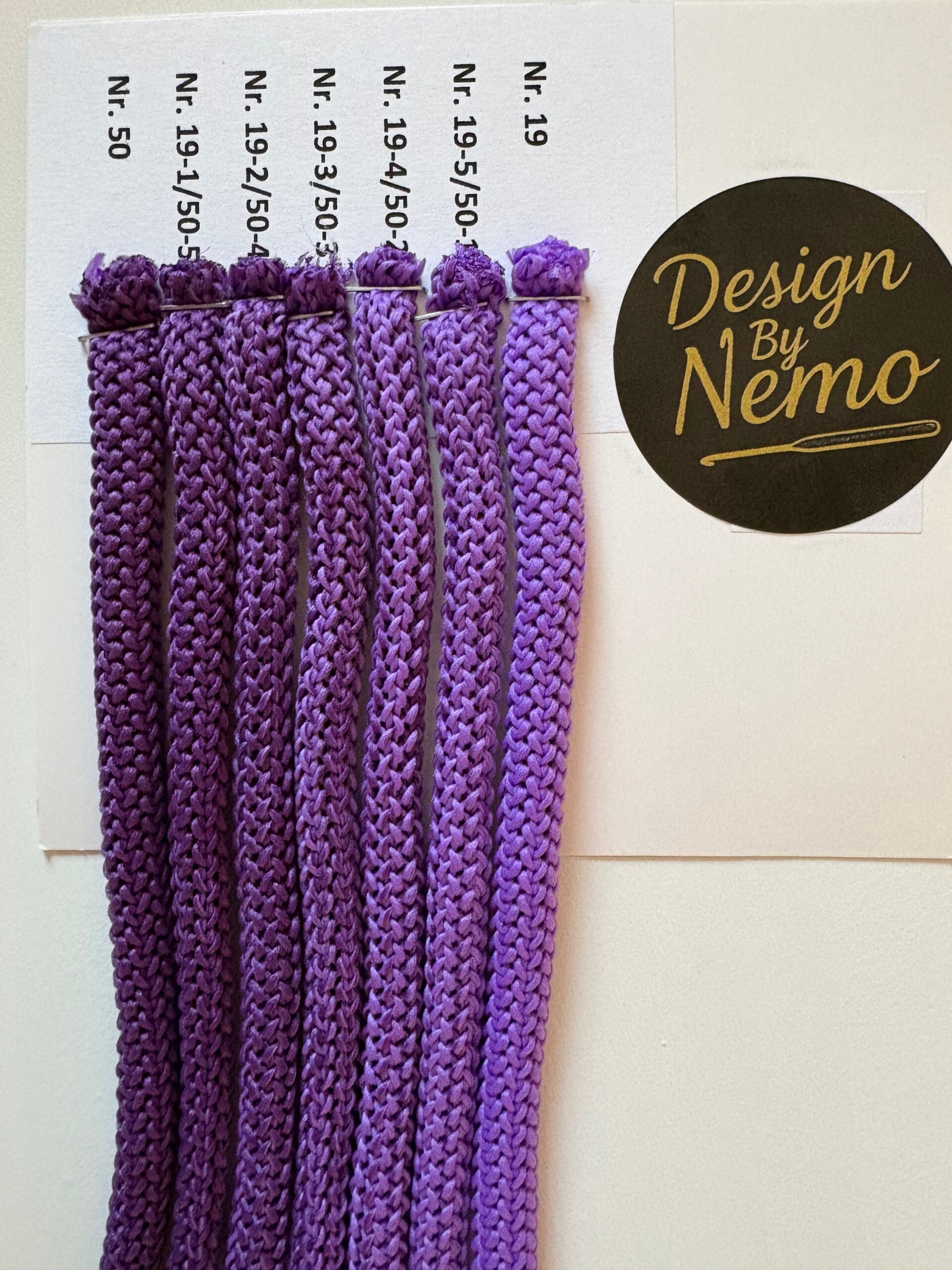 Ombré sett 19/50 Lilla/Mørkere lilla 350gram