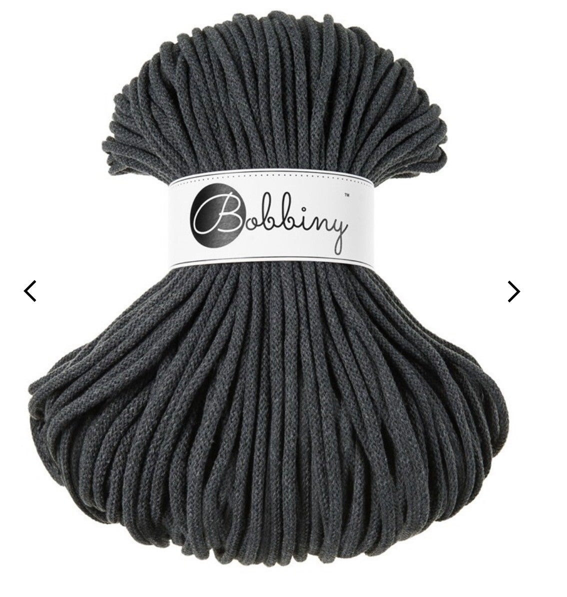 Bobbiny Premium Charcoal 5mm