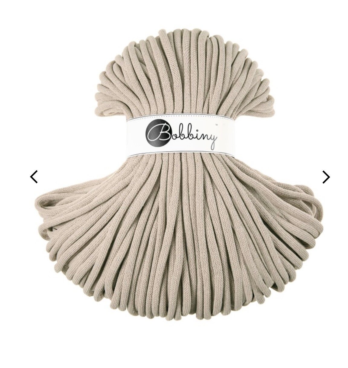 Bobbiny Jumbo Beige 9mm