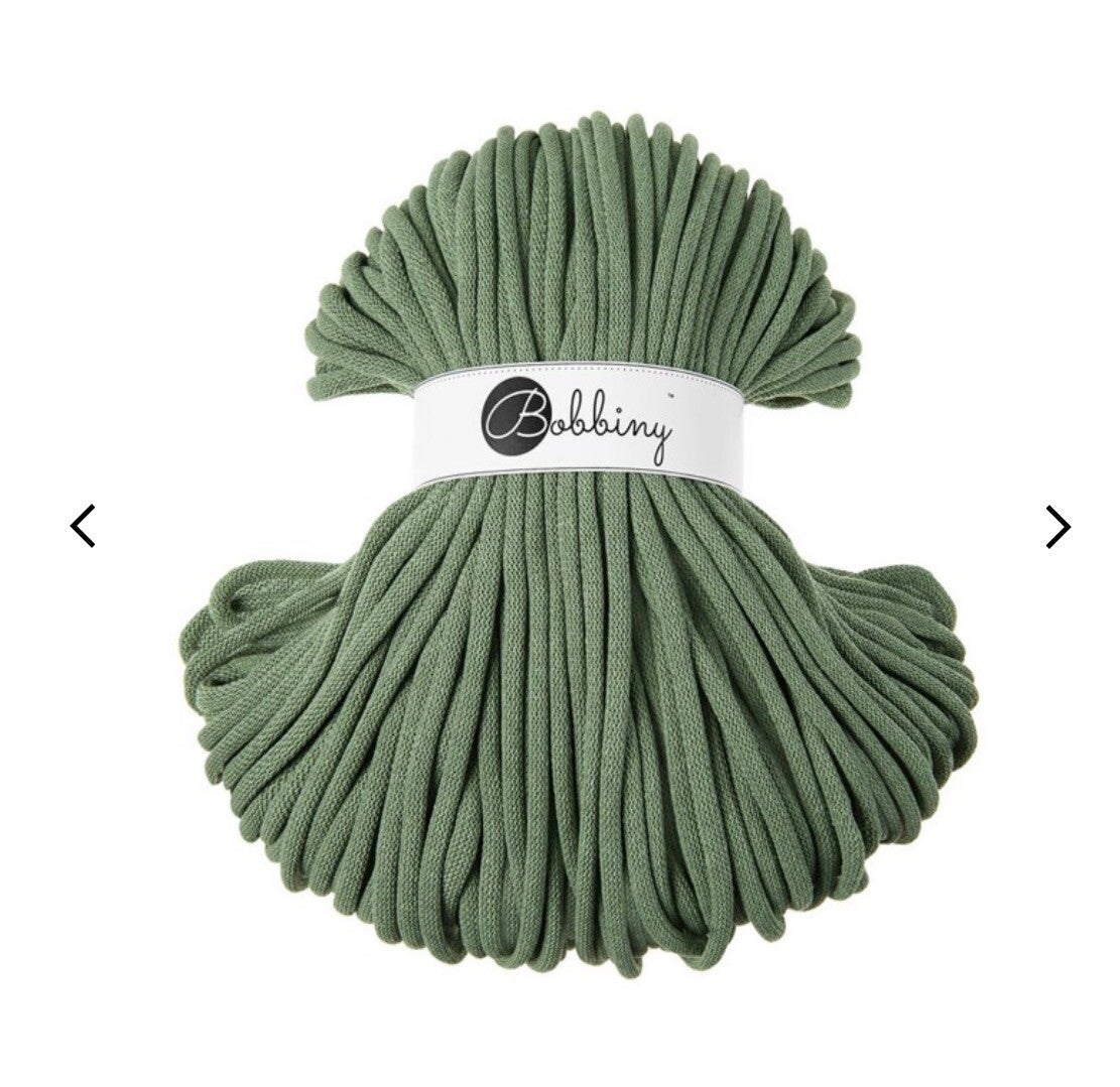 Bobbiny Jumbo Eucalyptus Green 9mm