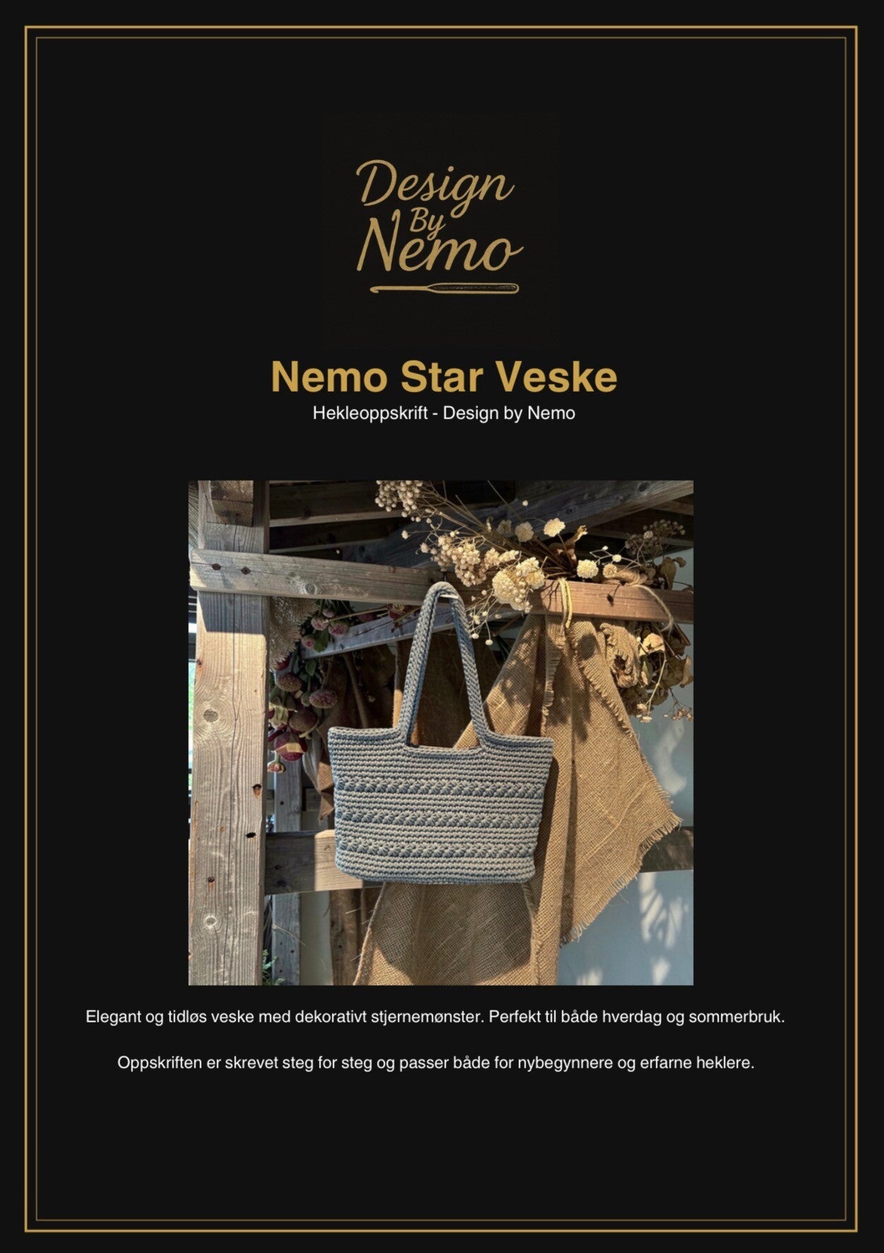 Oppskrift pdf Nemo Star veske