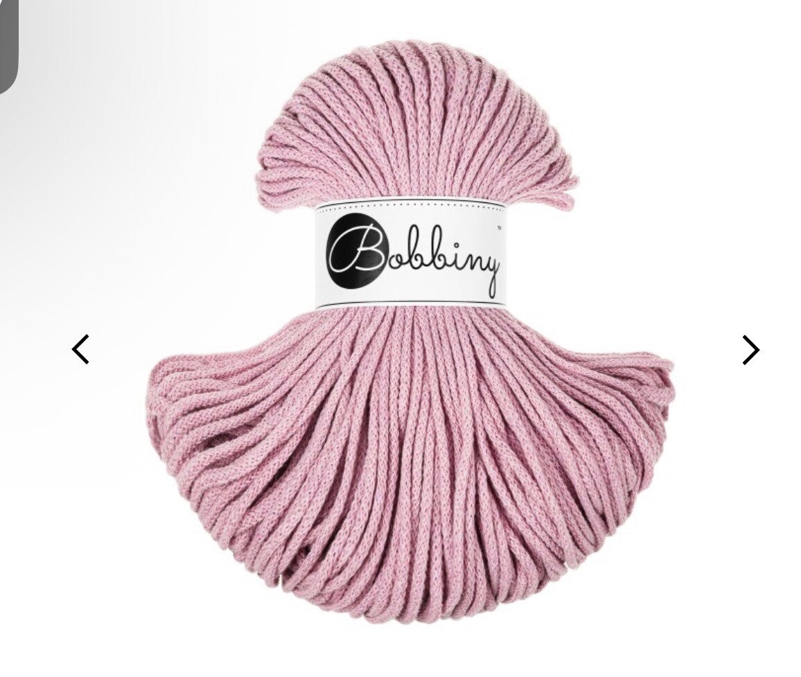 Bobbiny 3mm Dusty Rose 100meter