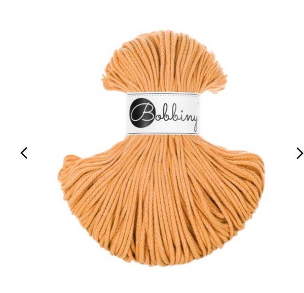 Bobbiny 3mm Orange 100meter