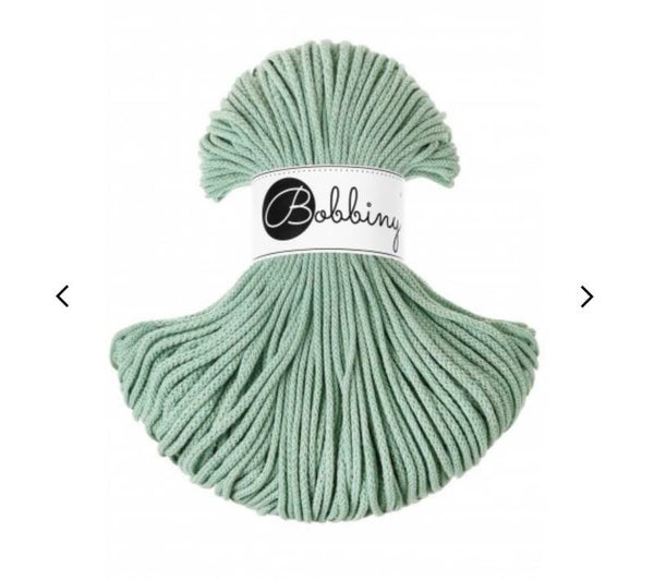 Bobbiny 3mm Aloe 100meter