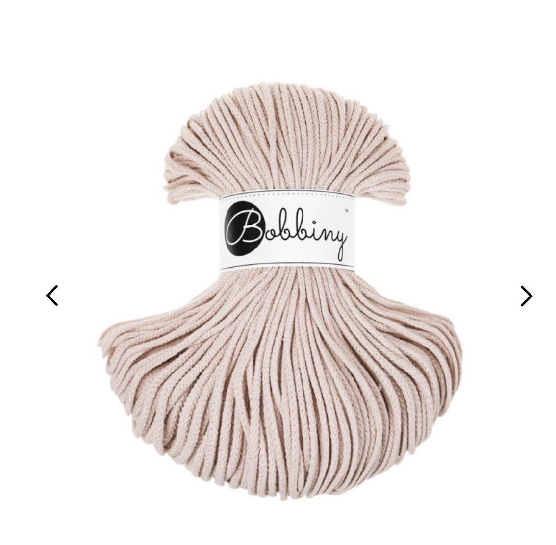 Bobbiny 3mm Nude 100meter