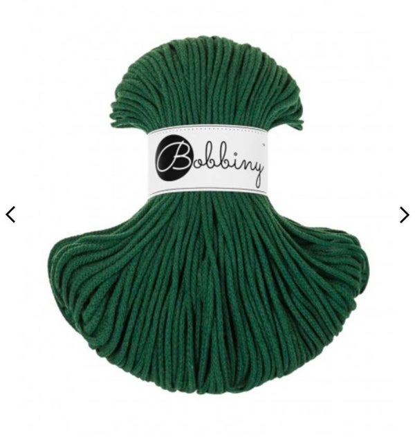 Bobbiny 3mm Pine Green 100meter