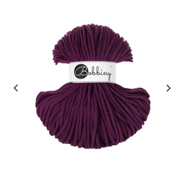 Bobbiny Premium Aubergine 5mm