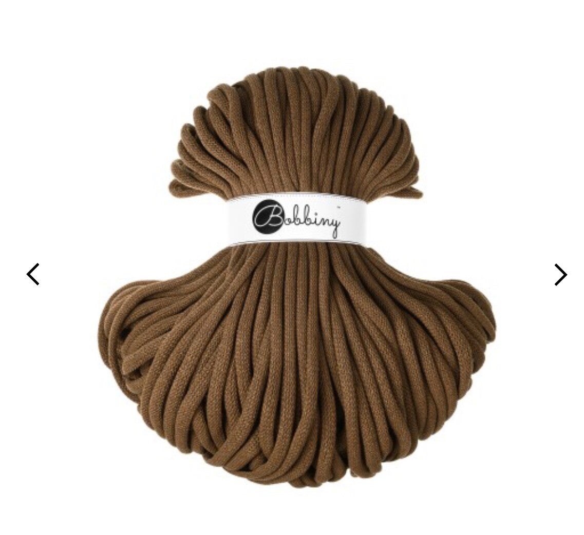 Bobbiny Jumbo Nut Brown 9mm