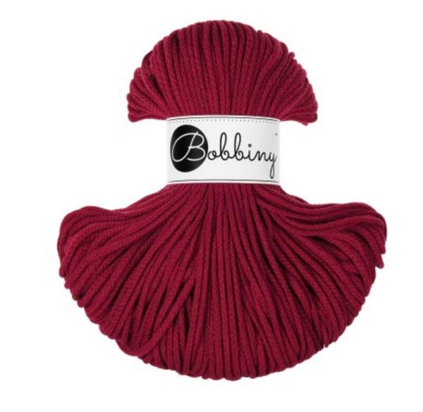 Bobbiny 3mm Red Velvet 100meter