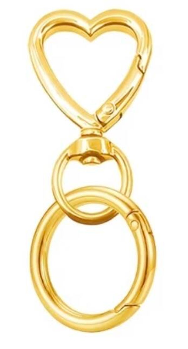 Hjerteformet Krok med o ring