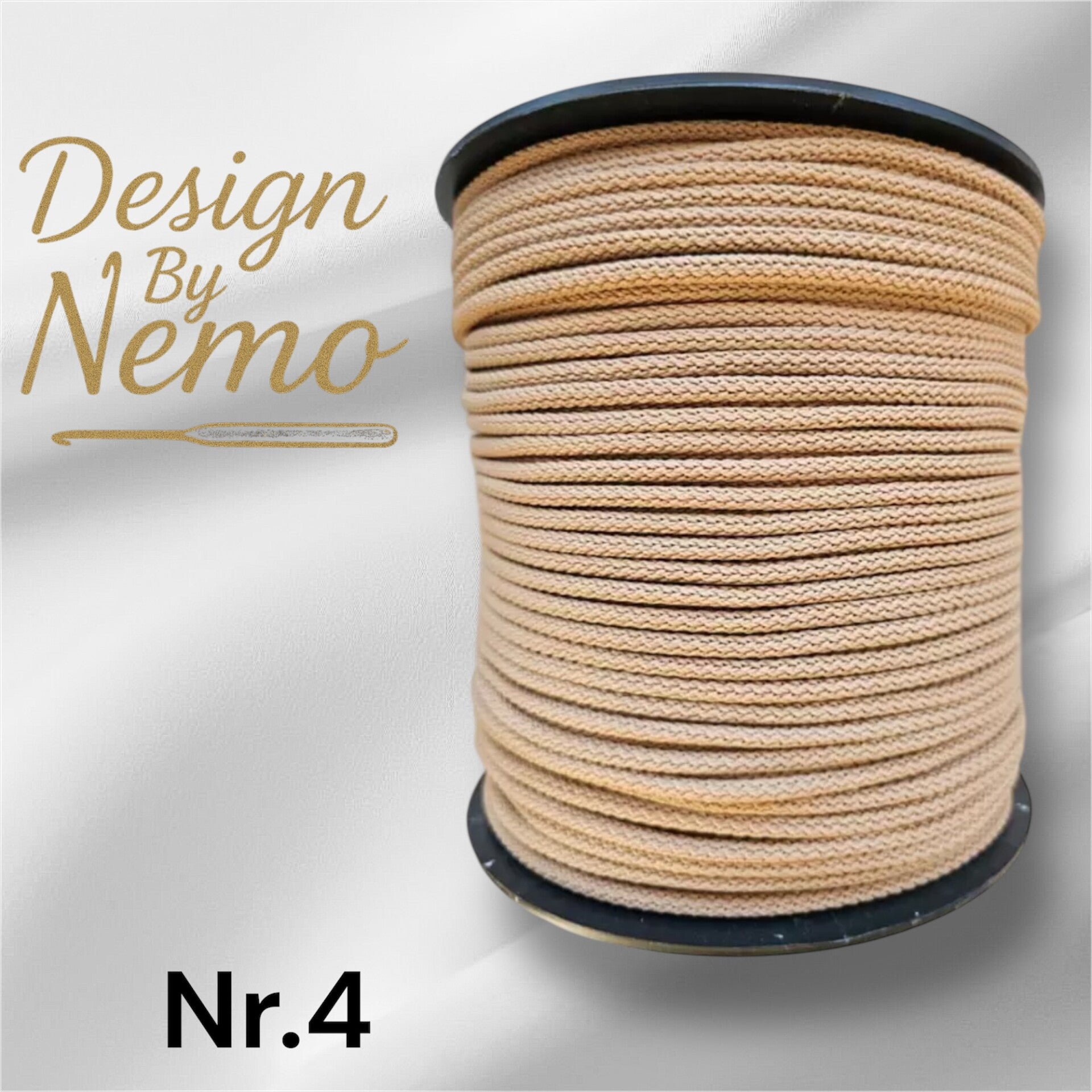 Farge.4 Beige 5-6mm tråd