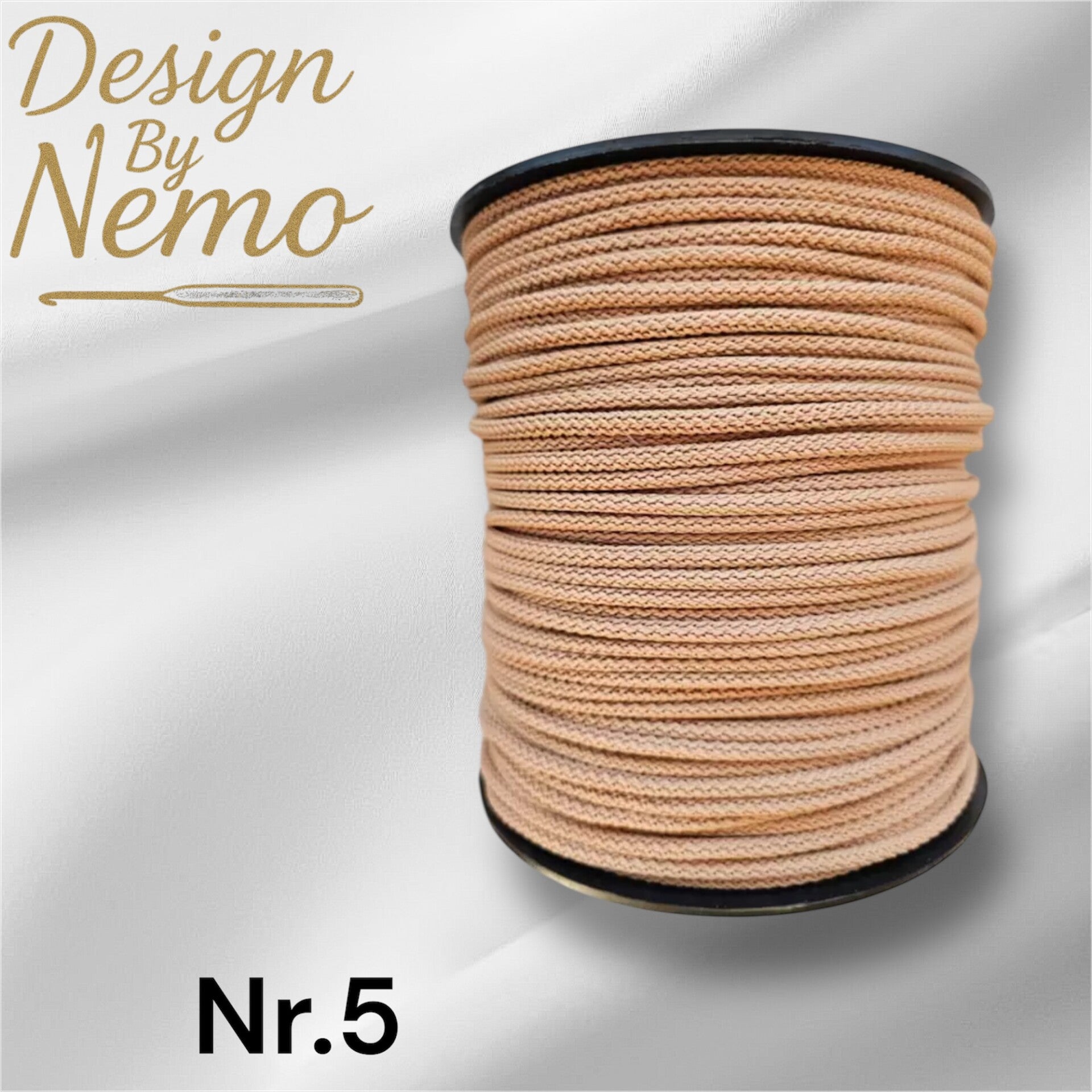 Farge.5 Mørk Latte 5-6mm tråd