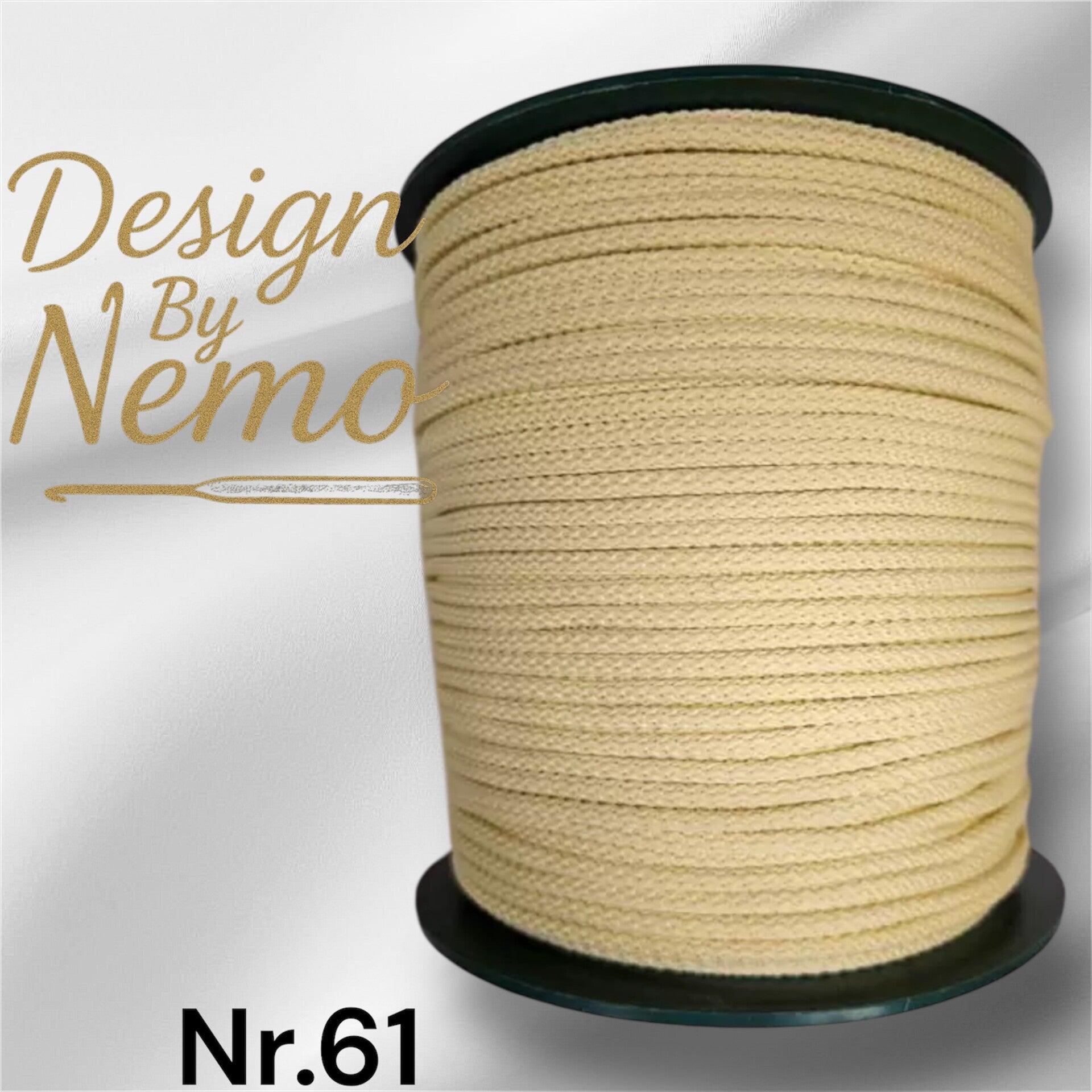 Farge.61 Lys Sitrongul 5-6mm tråd