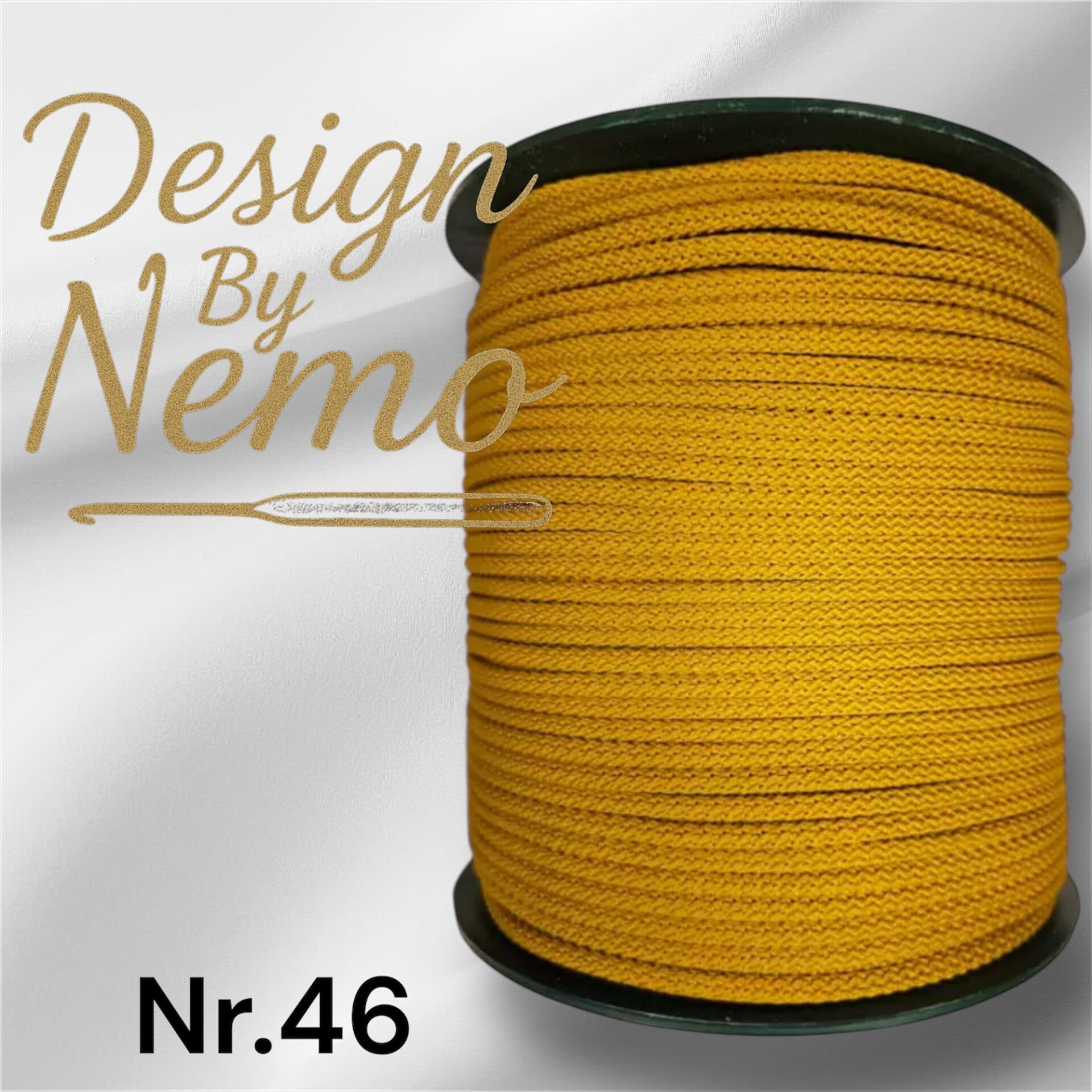 Farge.46 Sennepsgul 5-6mm tråd