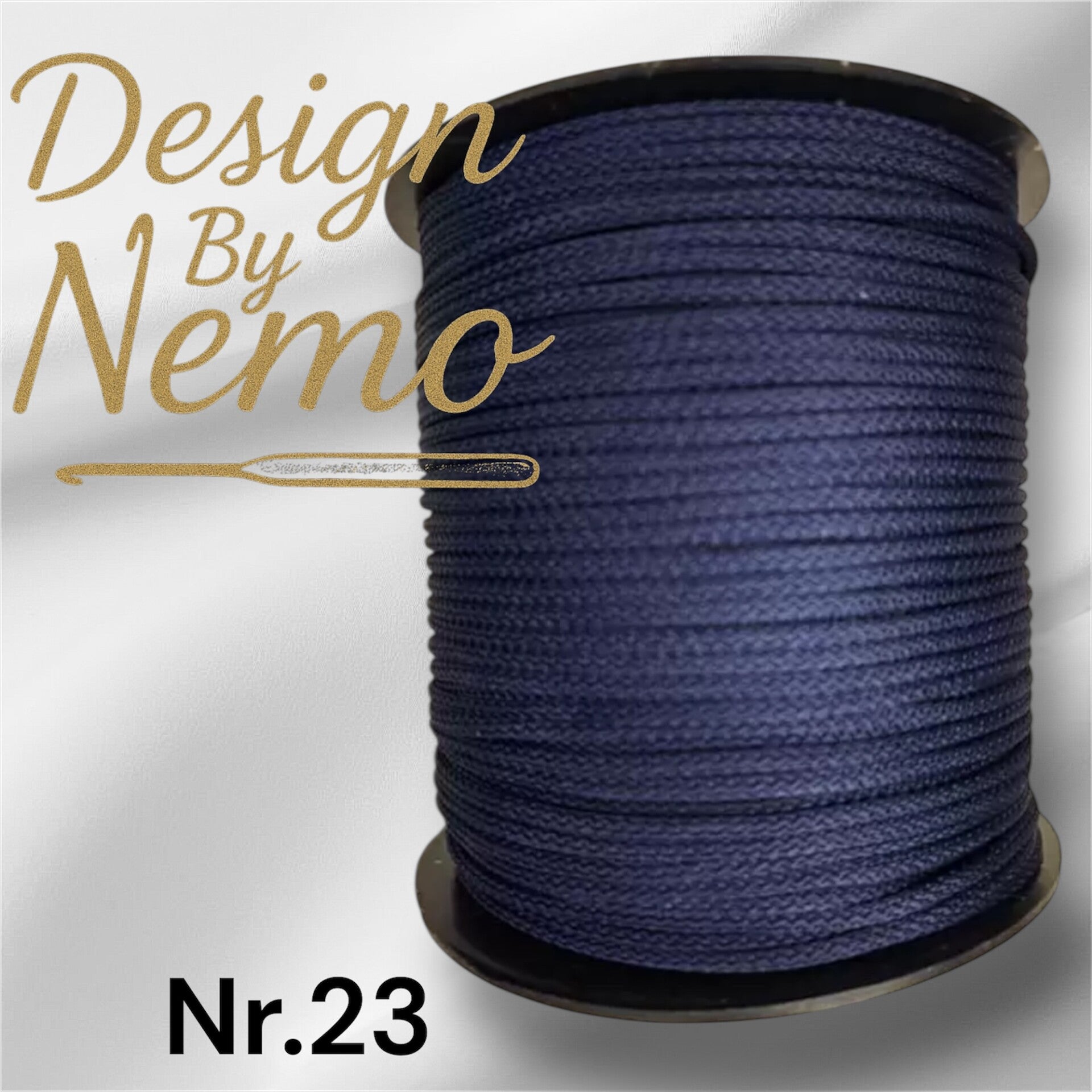 Farge.23 Marineblå 5-6mm tråd