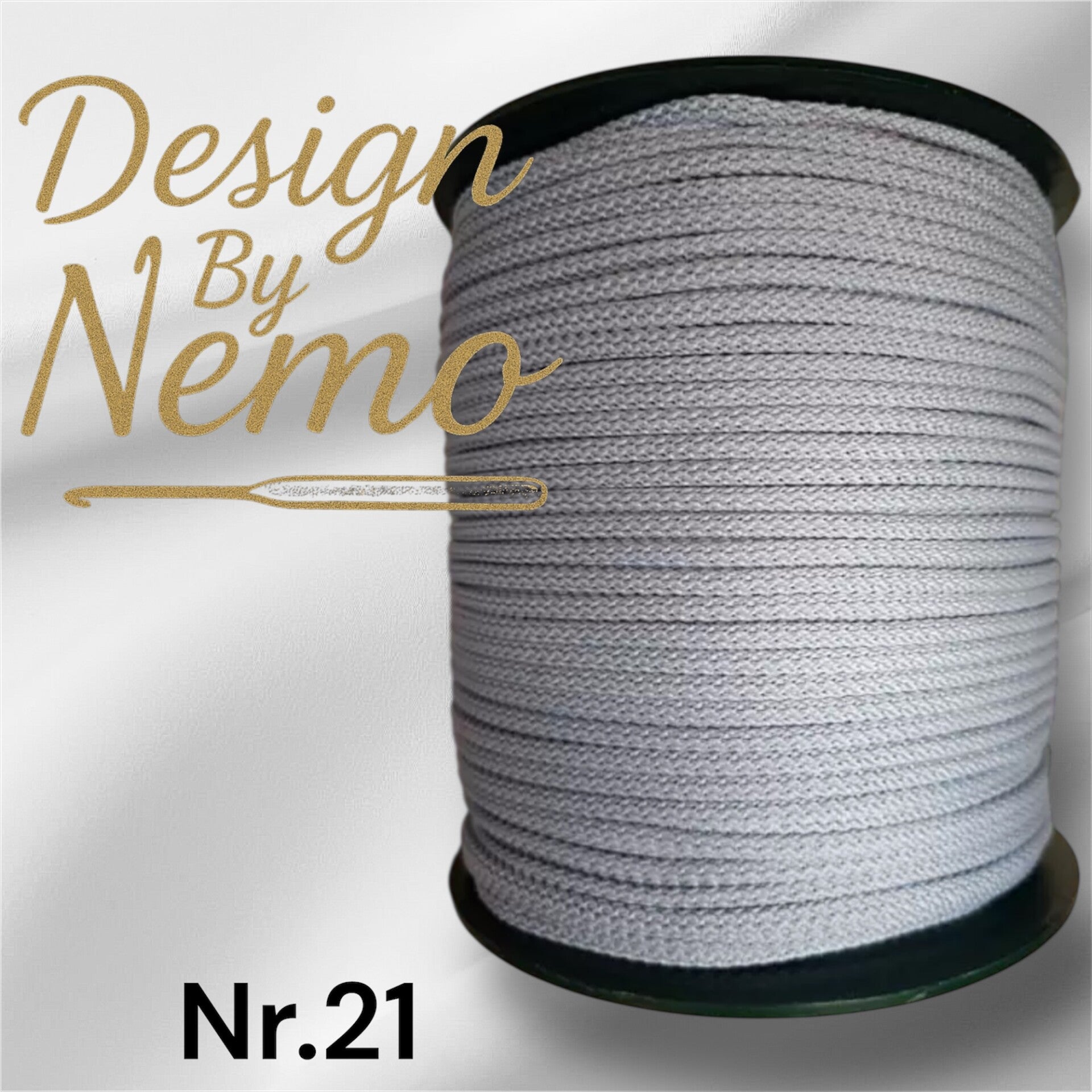 Farge.21 Lys Gråblå 5-6mm tråd