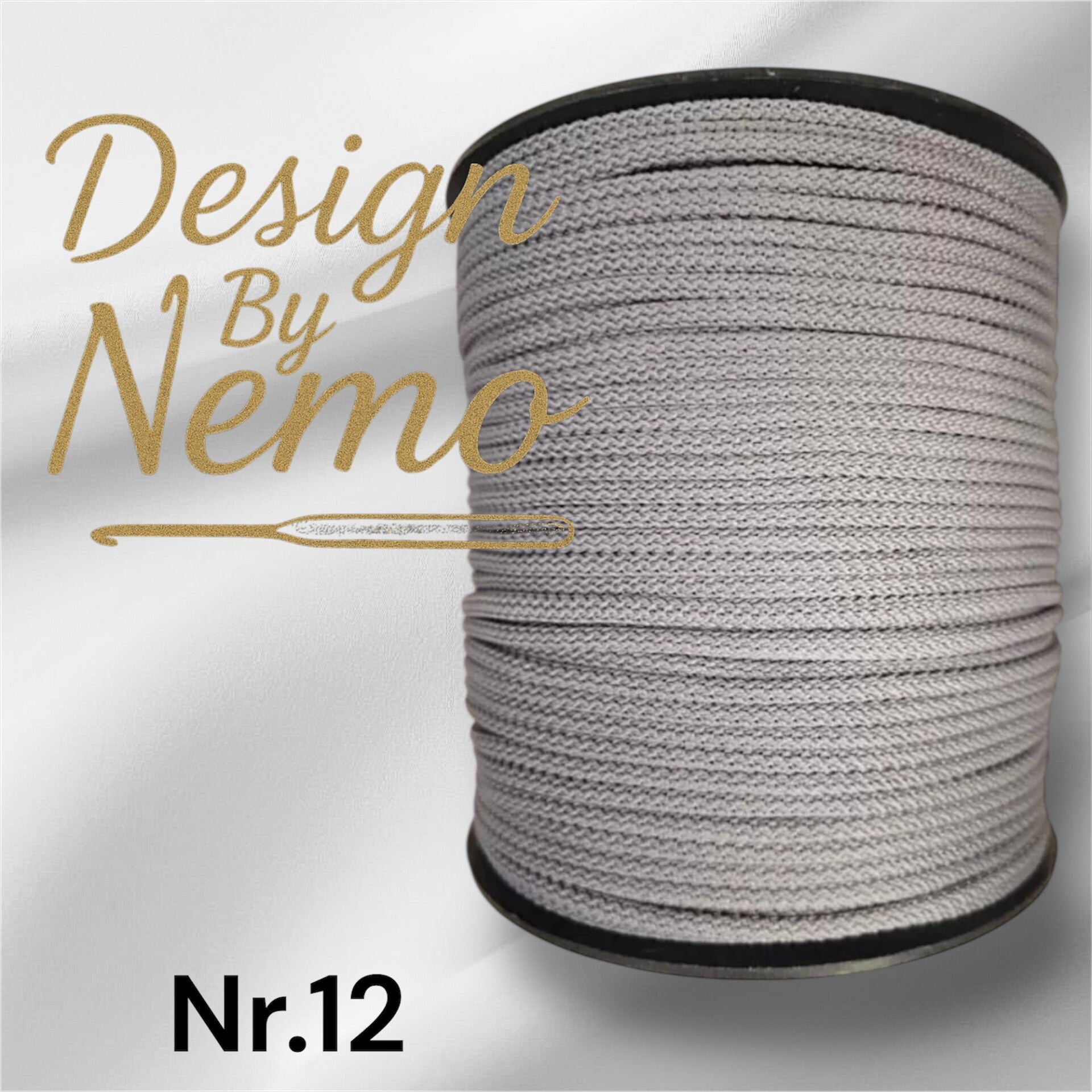 Farge.12 Stålgrå 5-6mm tråd